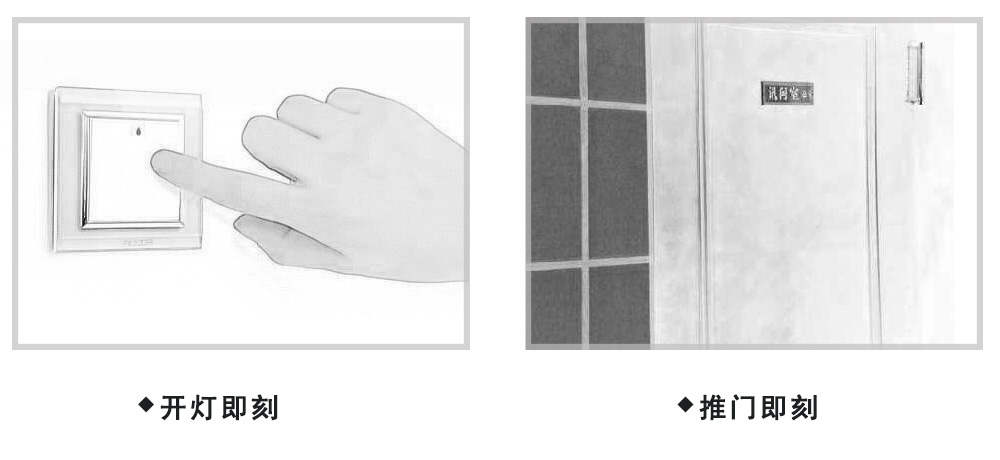 支持推门即刻/开灯即刻